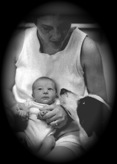 Picture of Dale's wife, Jamie, with his daughter, Ananda