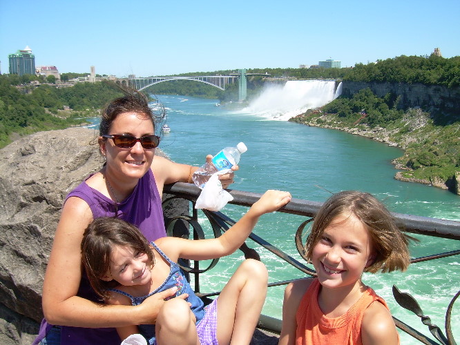 The Easley Family at Niagara Falls, Summer, 2006